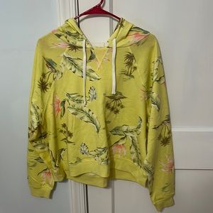 Nwt Hawaiian print hoodie top